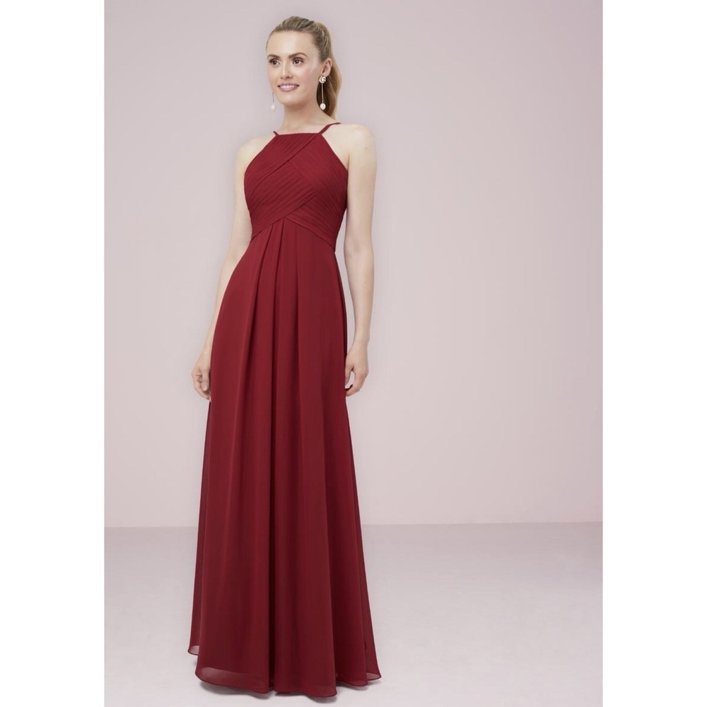 Christina Wu Celebration 22966 Gown NWT Mahogany Bridesmaid Gown